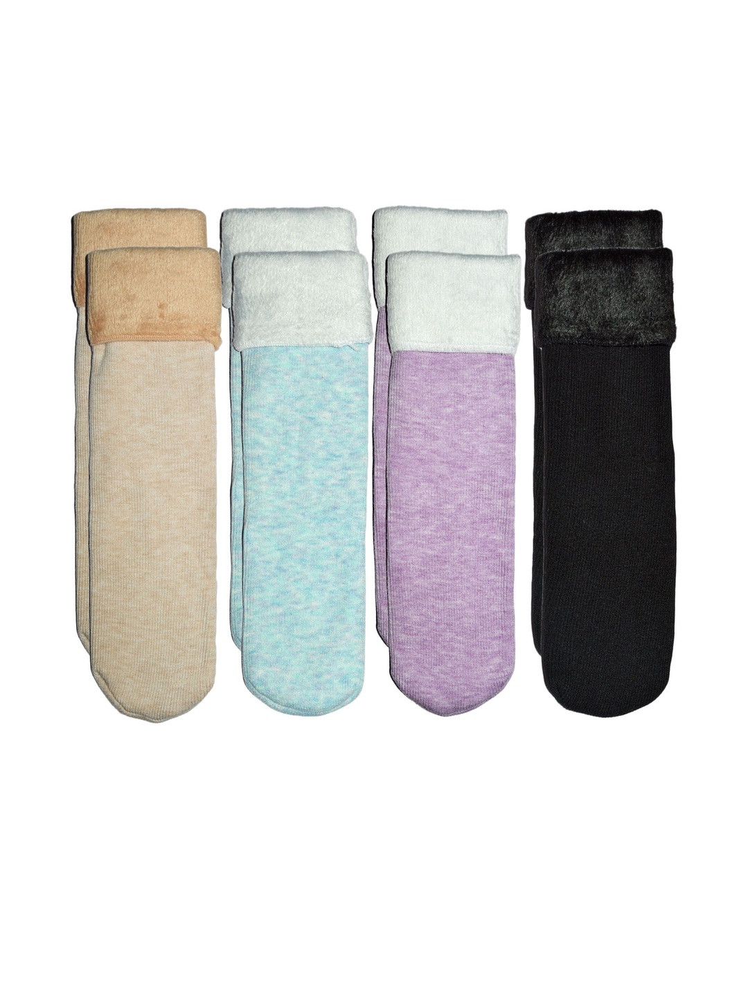 ME Stores Women Pack of 4 Woolen Blend warm winter Socks