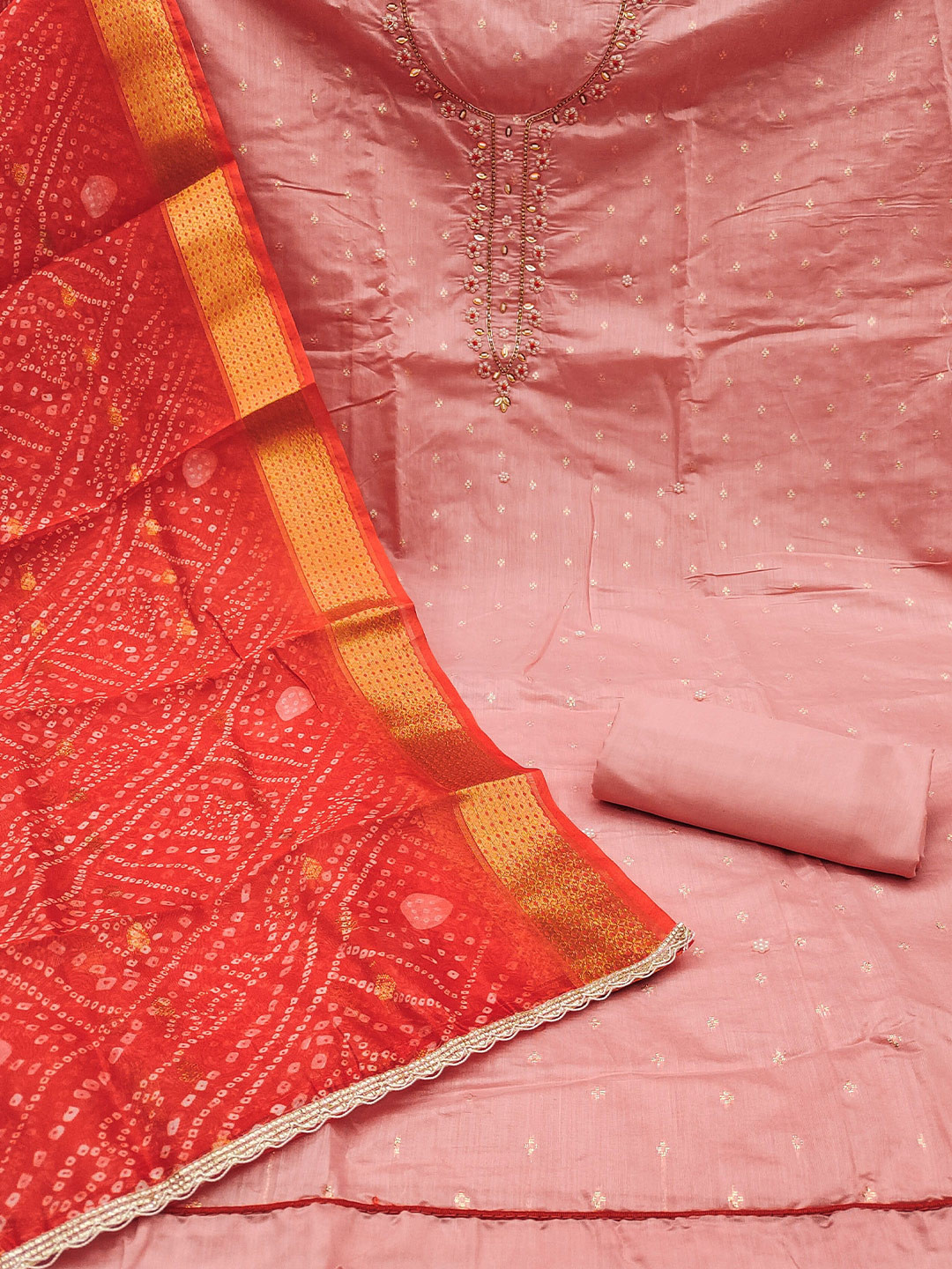 MANVAA Woven Design Dress Material