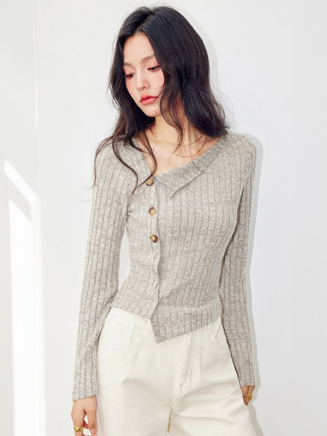 StyleCast Striped Fitted Top