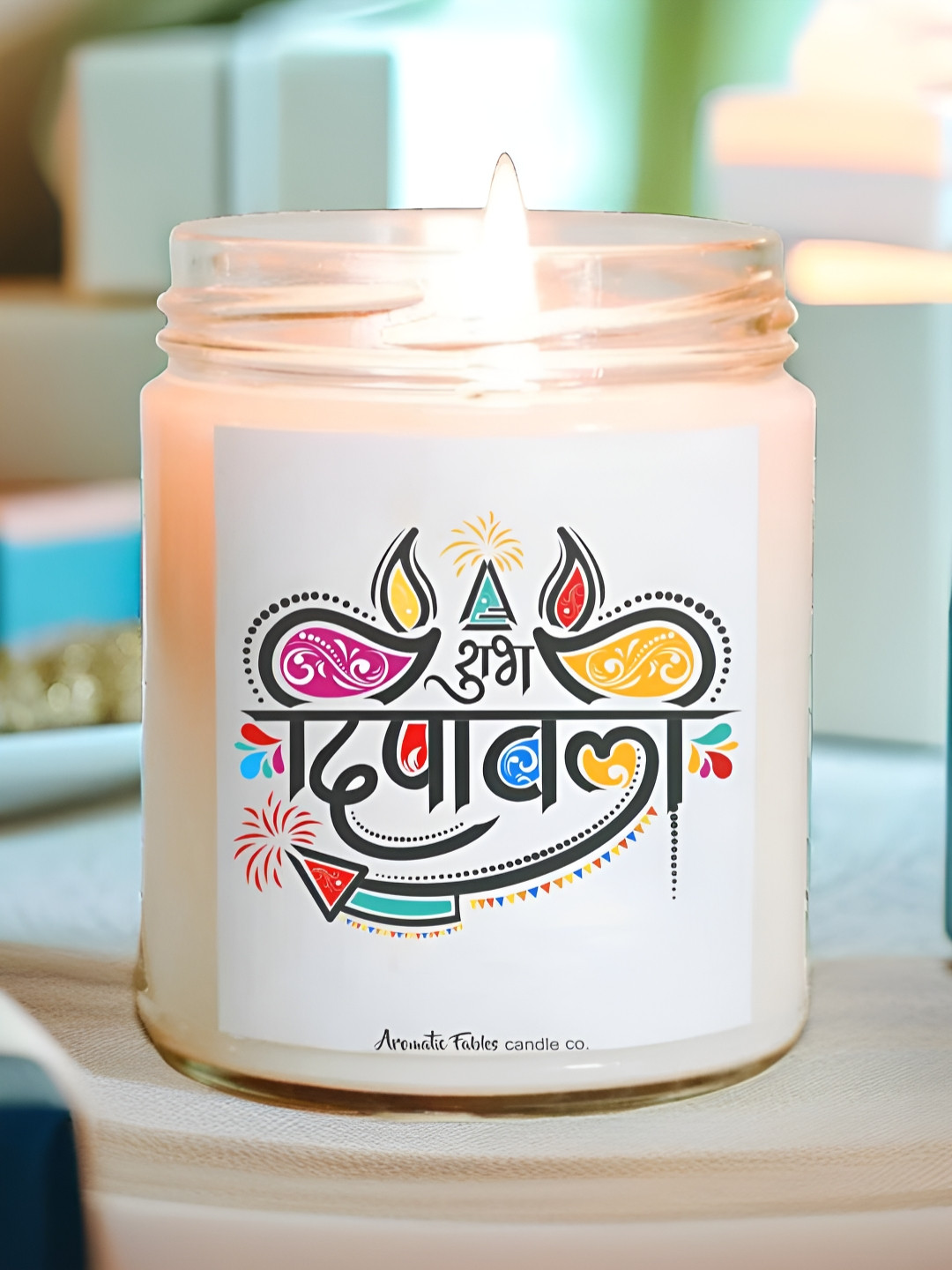Aromatic Fables White & Black Lemongrass Jar Candle