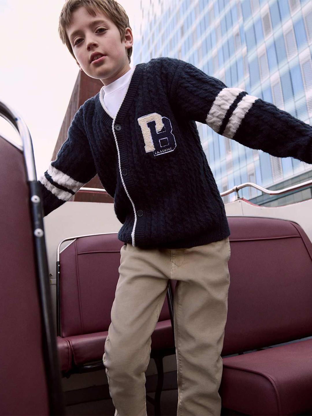 Marks & Spencer Boys Ribbed Cardigan