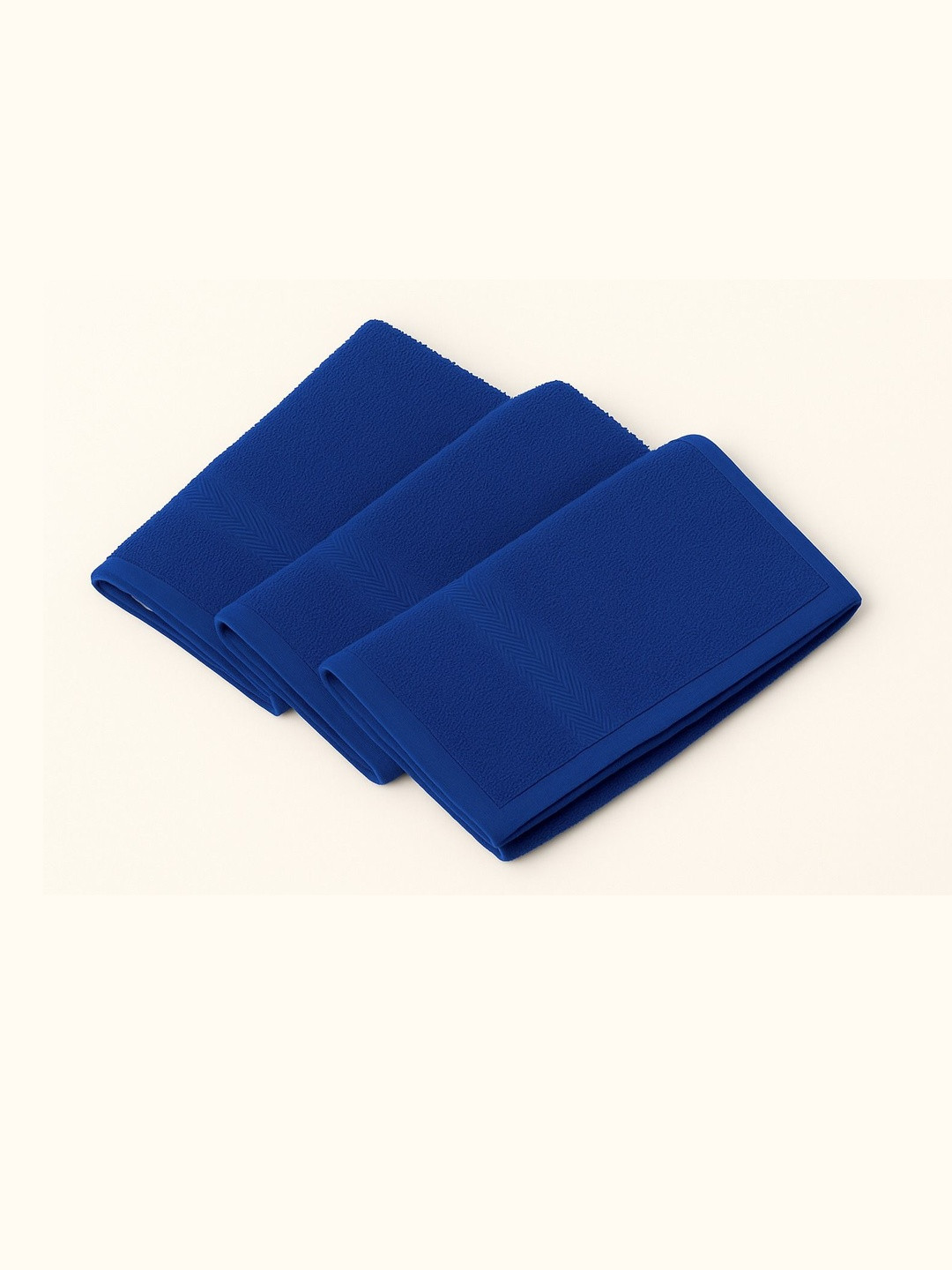 Dollar Blue Pack of 3 300 GSM Face Towel