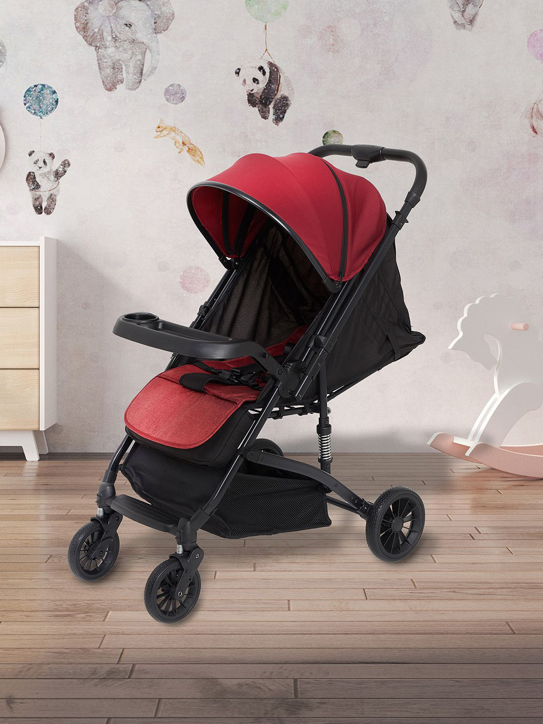 Juniors by Babyshop Kids Stroller 5point Harness With Reversible Handle