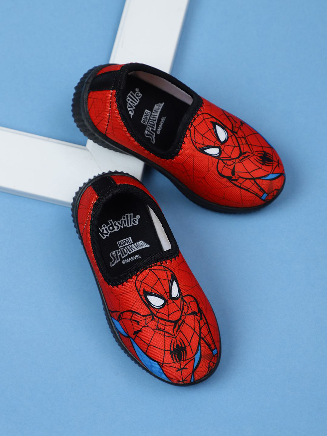 Kids Ville Boys Spiderman Printed Canvas Casual Shoes