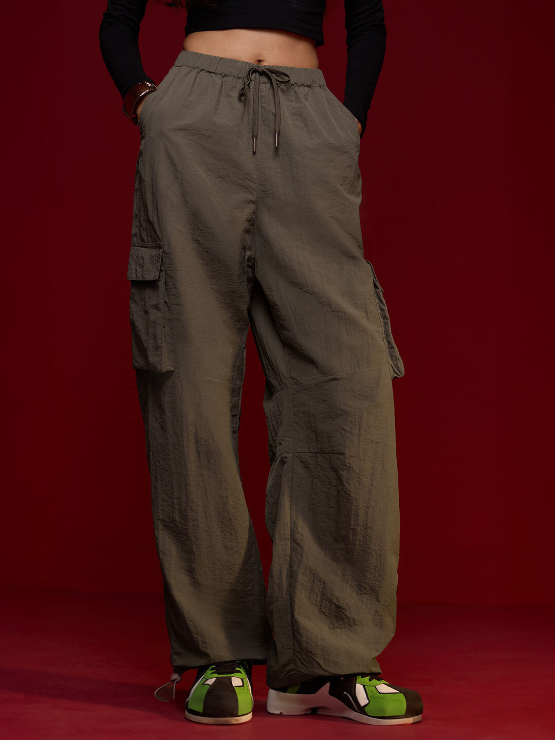 The Souled Store Women Parachute Pants Batch