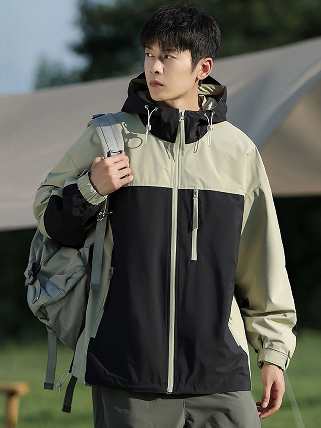 Colourblocked Tailored Jacket