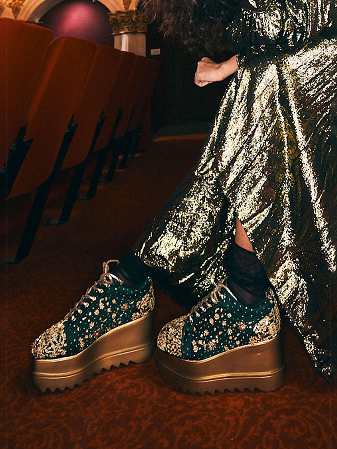 Anaar Women Pathaka Wedge Sneakers