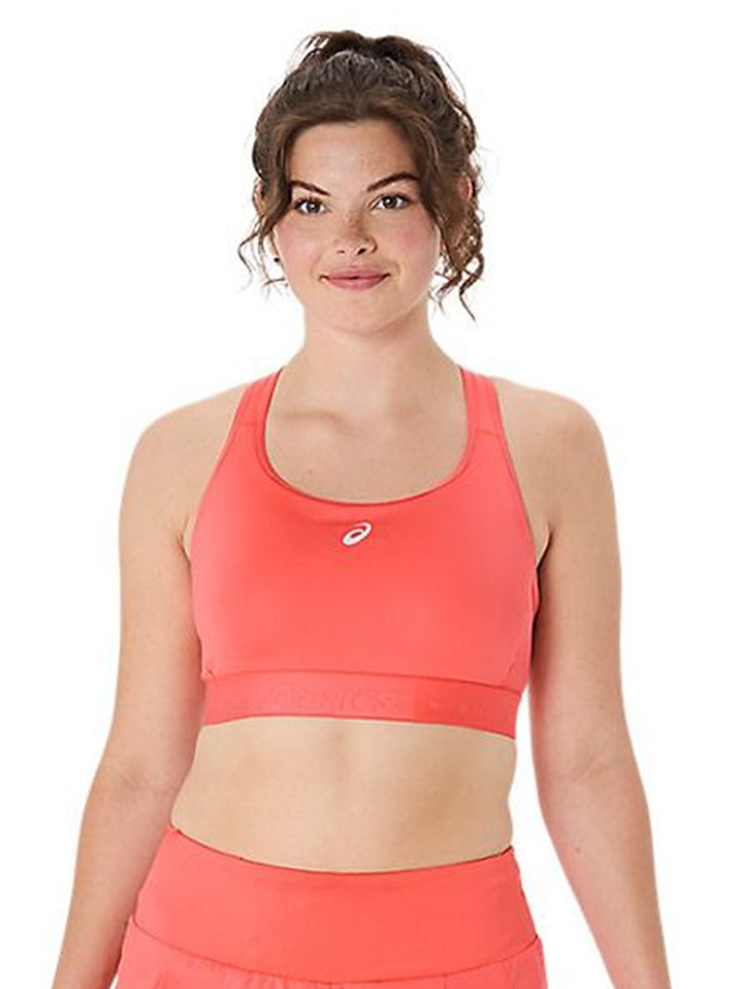 ASICS Road Compression Lightly Padded Medium Support Workout Bra