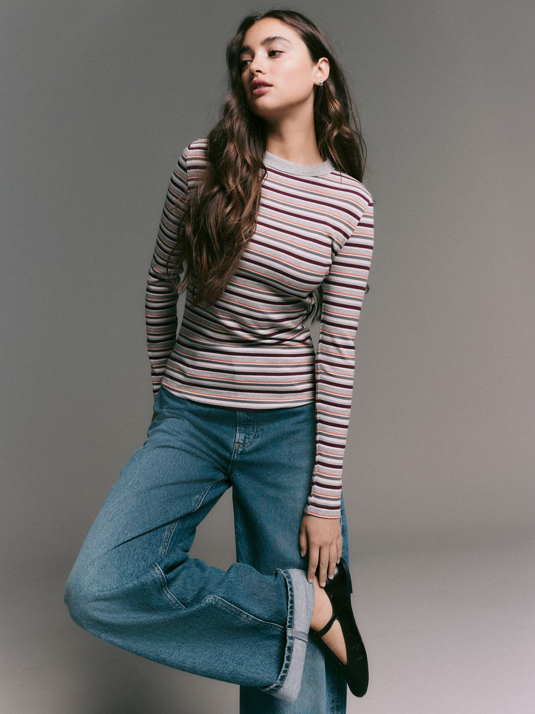 NEXT Ribbed Striped T-shirt