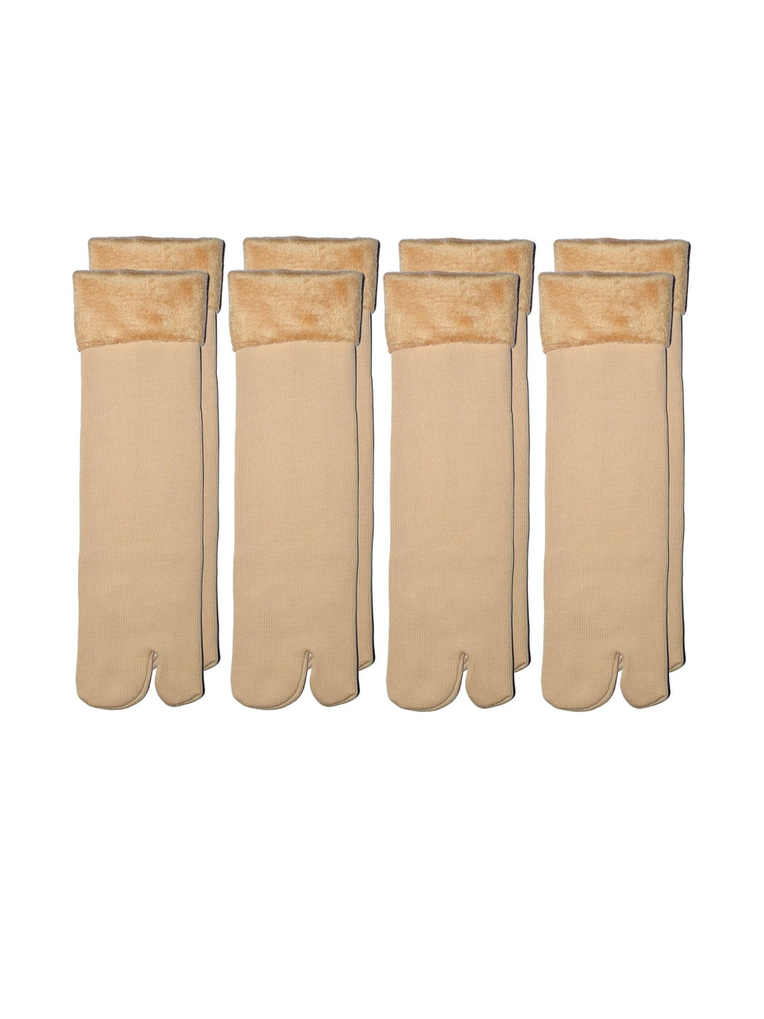 ME Stores Women Beige Pack of 4 Wool Blend Warm Winter Thermal Socks