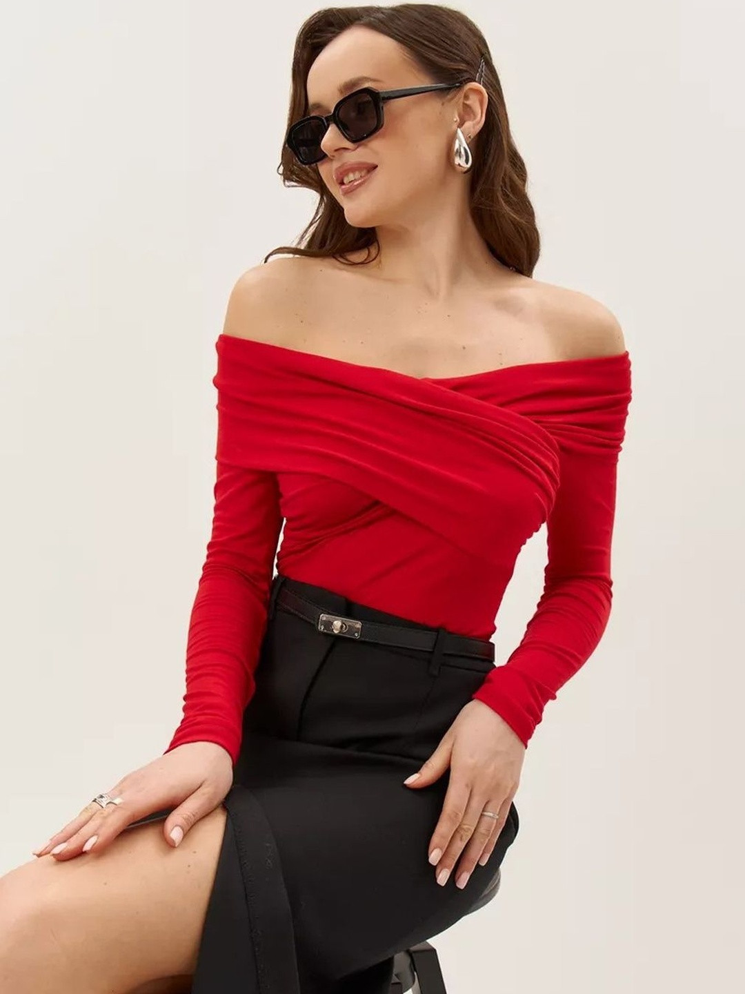 StyleCast Women Polyester Summer Top