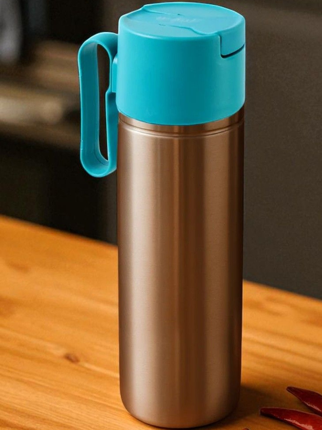 DeoDap 1000ML Leak-Proof Oil Dispenser with Flip Lid & Handle