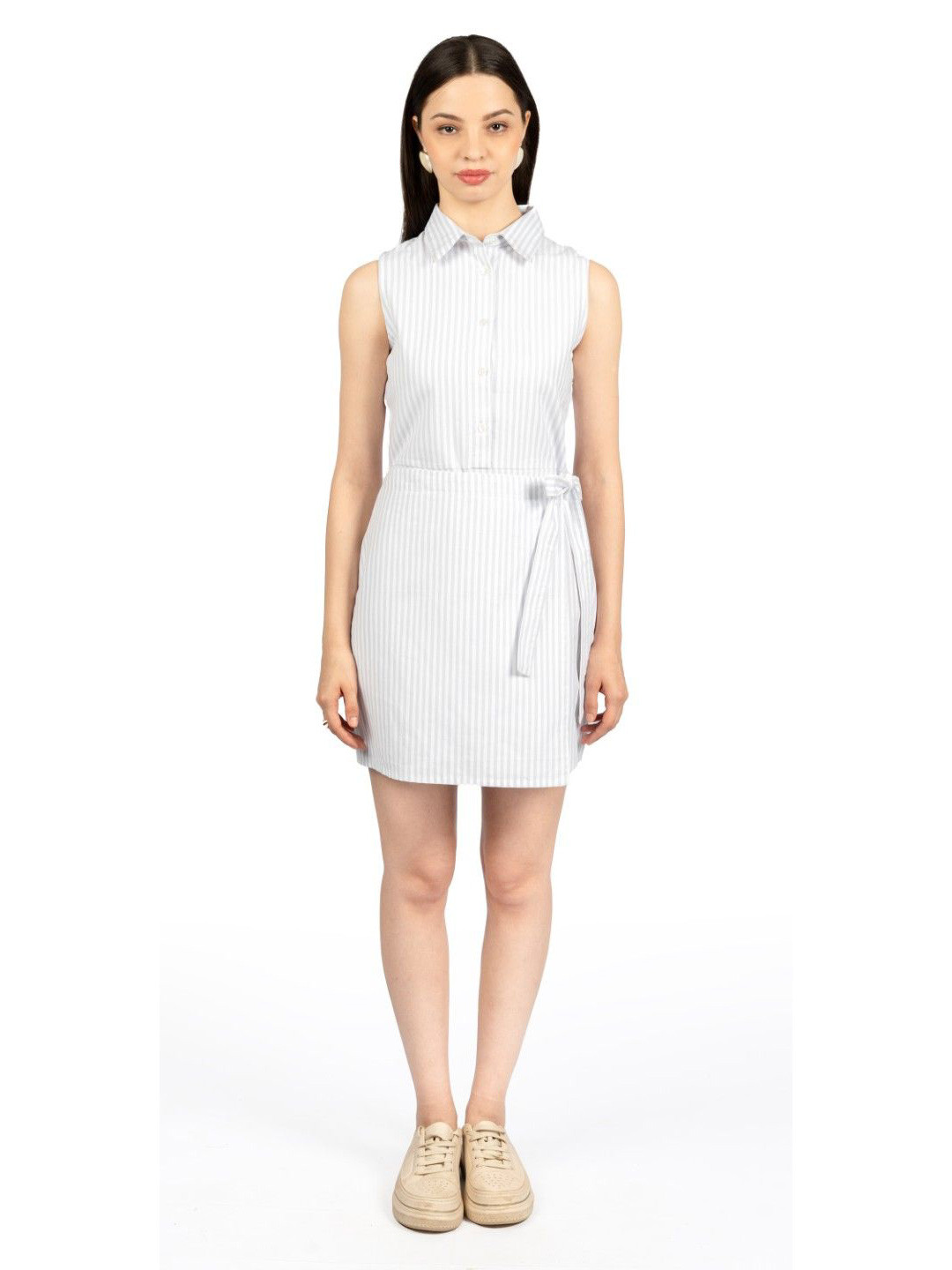 CORY EDGE Women Striped Shirt Dress