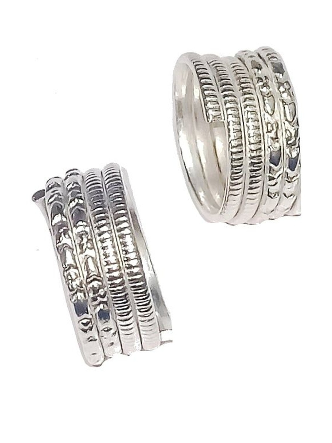 Adhira's Silver-Plated Toe Rings