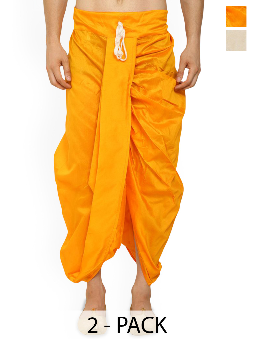 FANZI Men Selection Of 2 Silk Dhotis