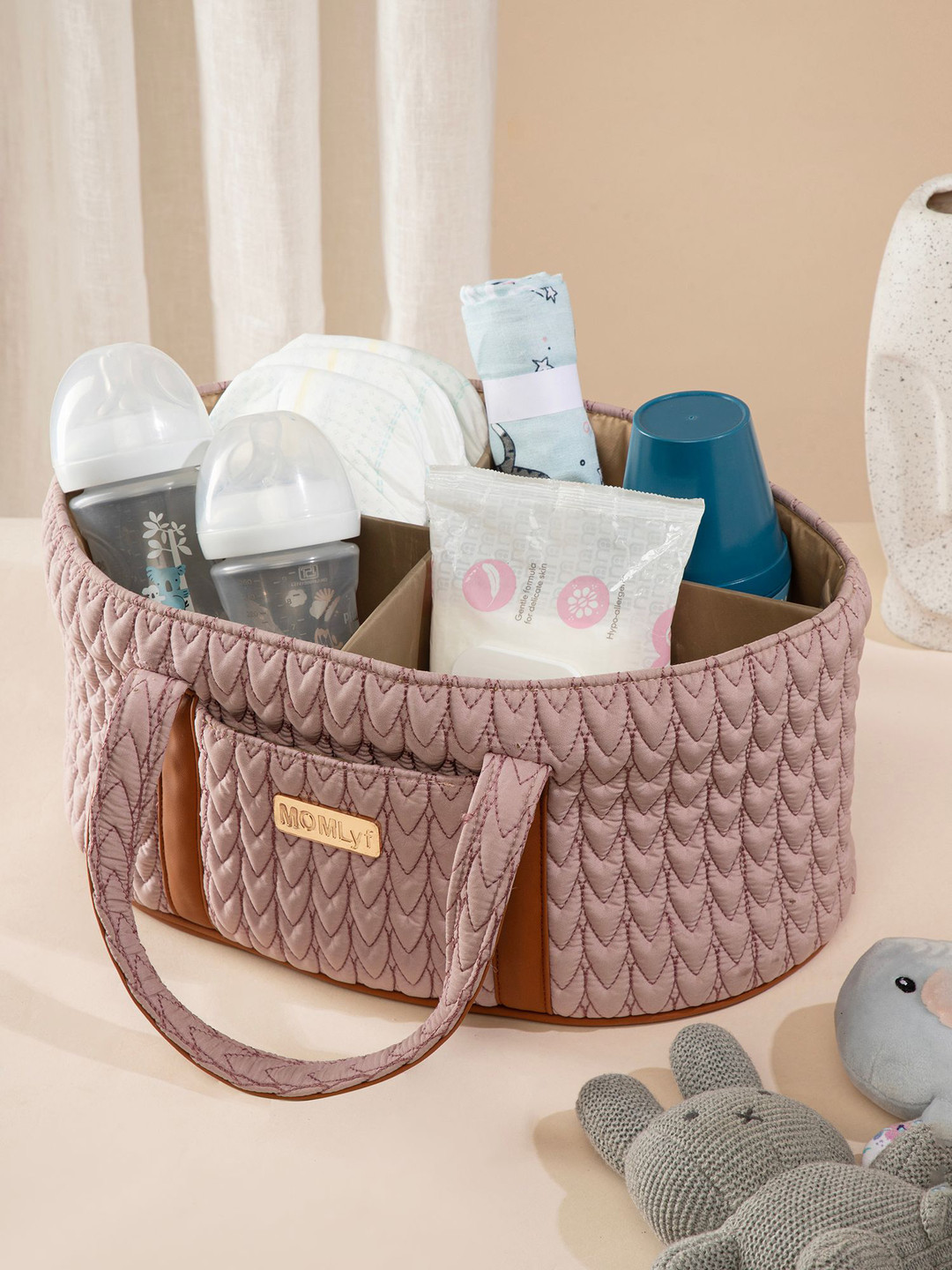 MOMLyf Kids Water Resistant Nest Diaper Caddy