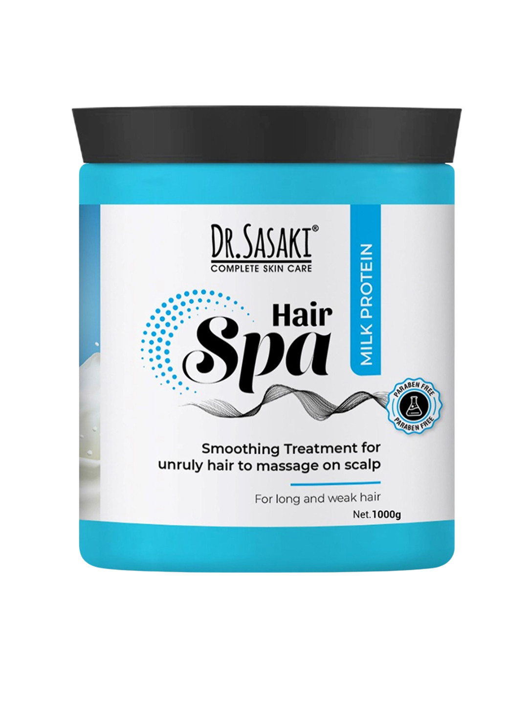 DR.SASAKI COMPLETE SKIN CARE Milk Protein Hair Spa For Hair Repair - 1Kg