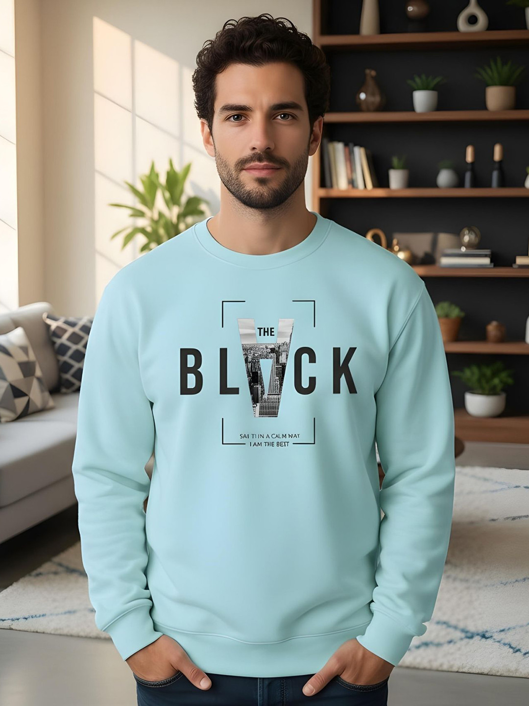 Shopifyy Men Round Neck Full sleeve Sweatshirt