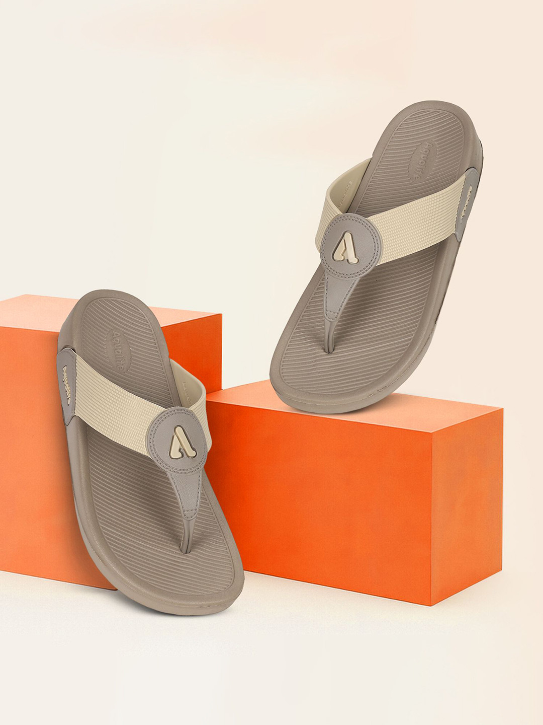 Aqualite Women Colourblocked Casual Thong Flip-Flops