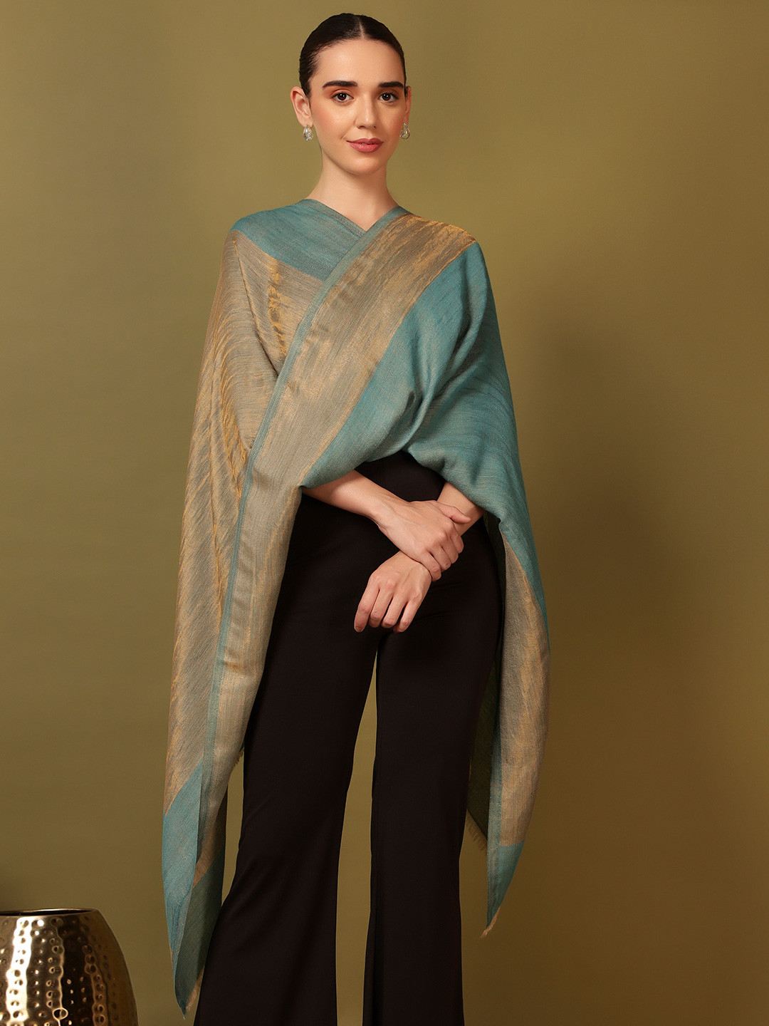 Pashmoda Wool Reversible Shawl