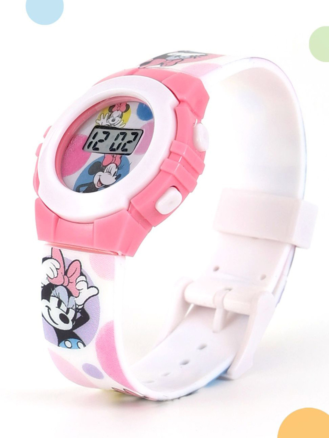 Disney Unisex Dial & Leather Straps Automatic Watch TKW0022