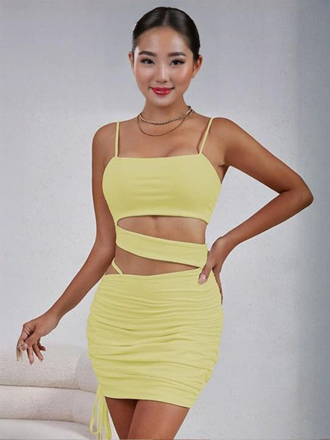 StyleCast Women Cut-outs Bodycon Mini Dress
