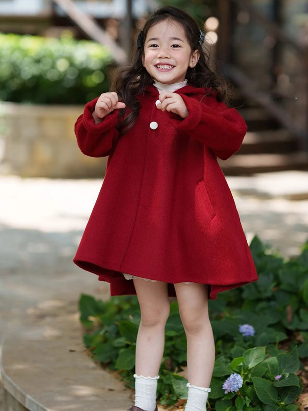 StyleCast x Revolte Girls Hooded Cotton Coats
