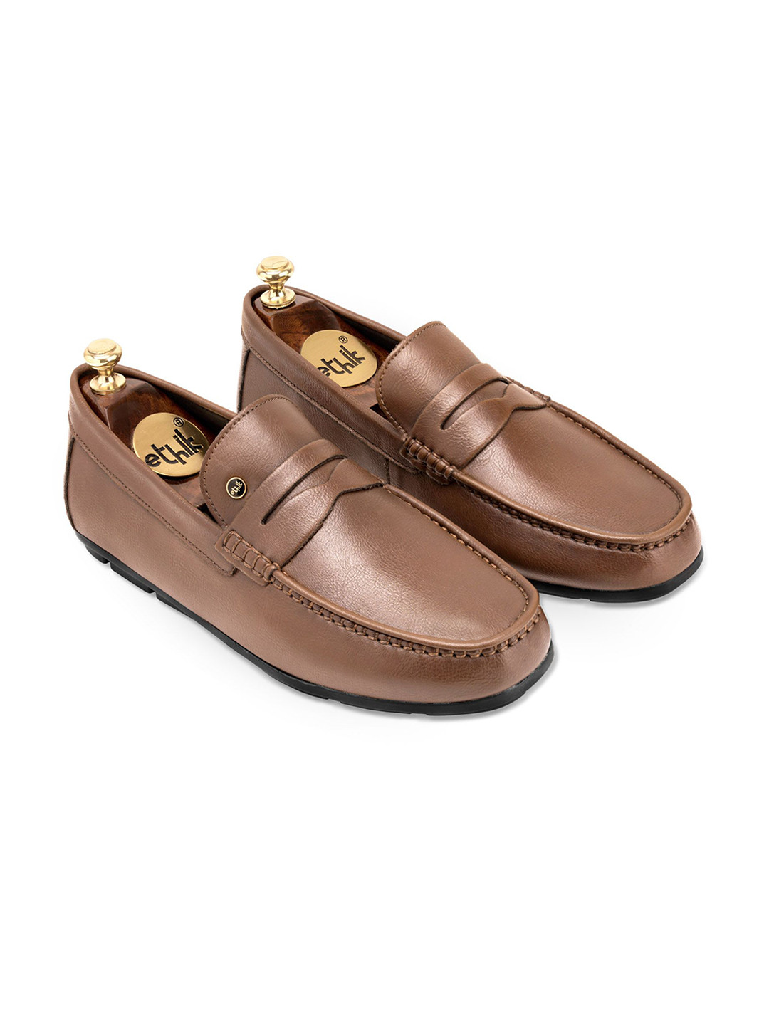 Ethik Men Leather Free Formal Loafers