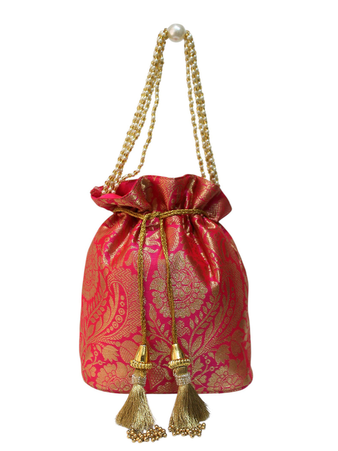 Milan's Creation Printed Wrist Loop Potli