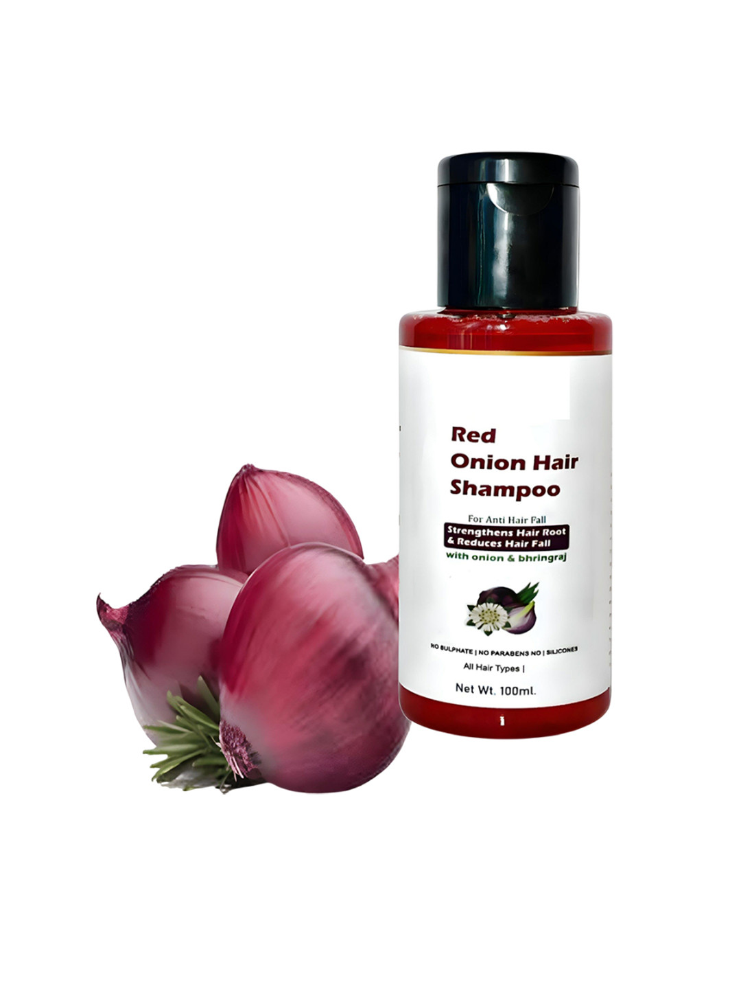 Elecsera Red Onion Shampoo With Bhringraj Reduce Hair Fall - 100 ml