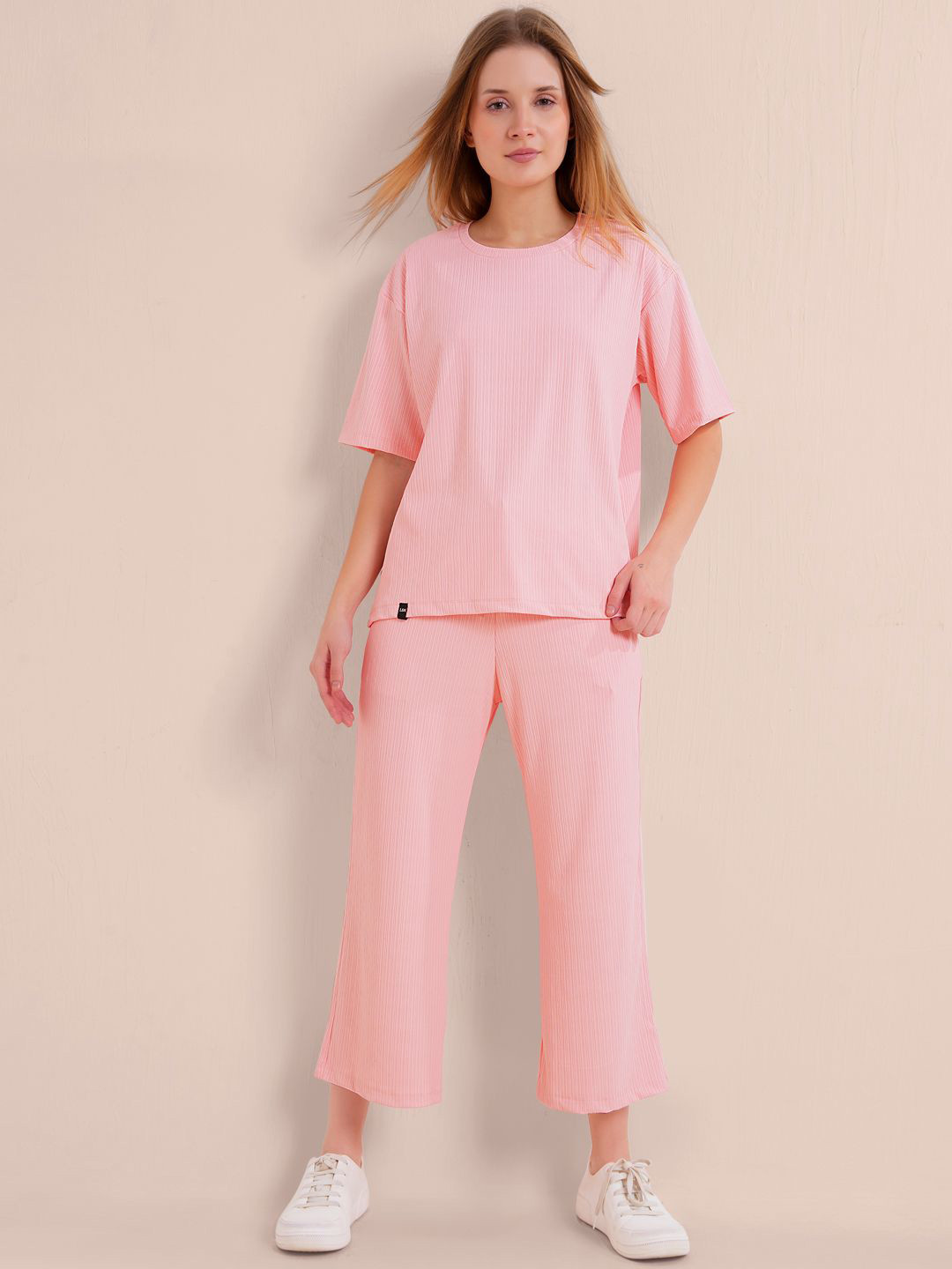 L&M Leisure and Moods Round Neck Top & Trouser Co-Ord Set