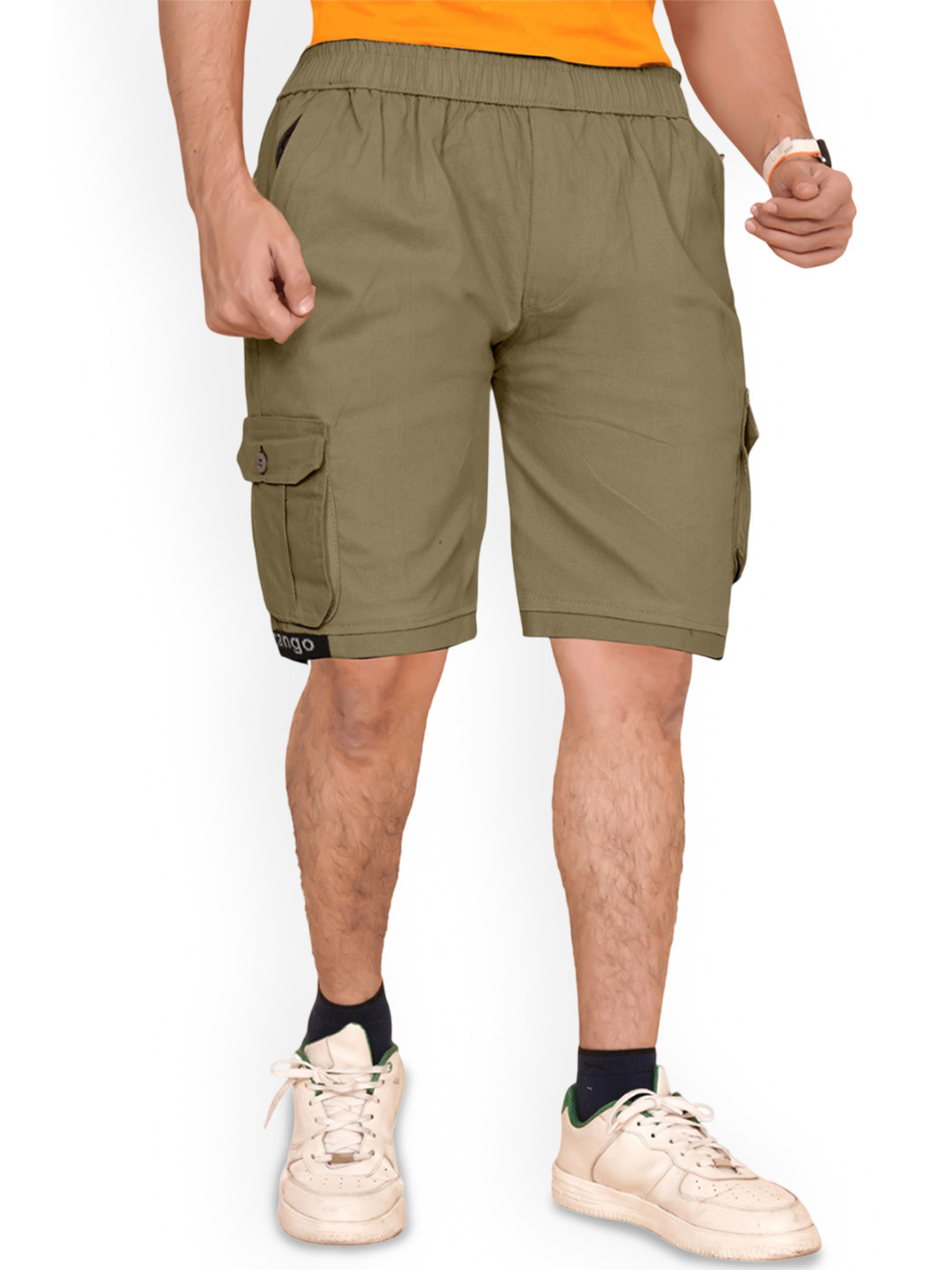 WINSUNITY Men Cango Regular Fit Mid-Rise Cargo Shorts