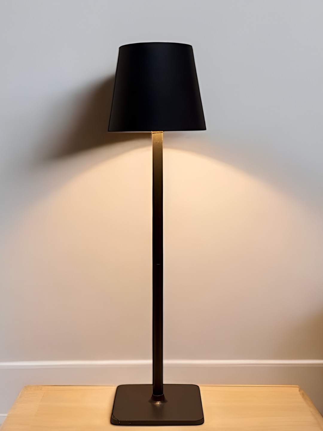 The Cozy Store Black Frustum Shaped Table Lamp
