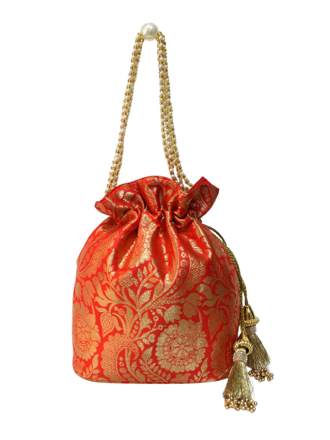 Milan's Creation Printed Wrist Loop Potli