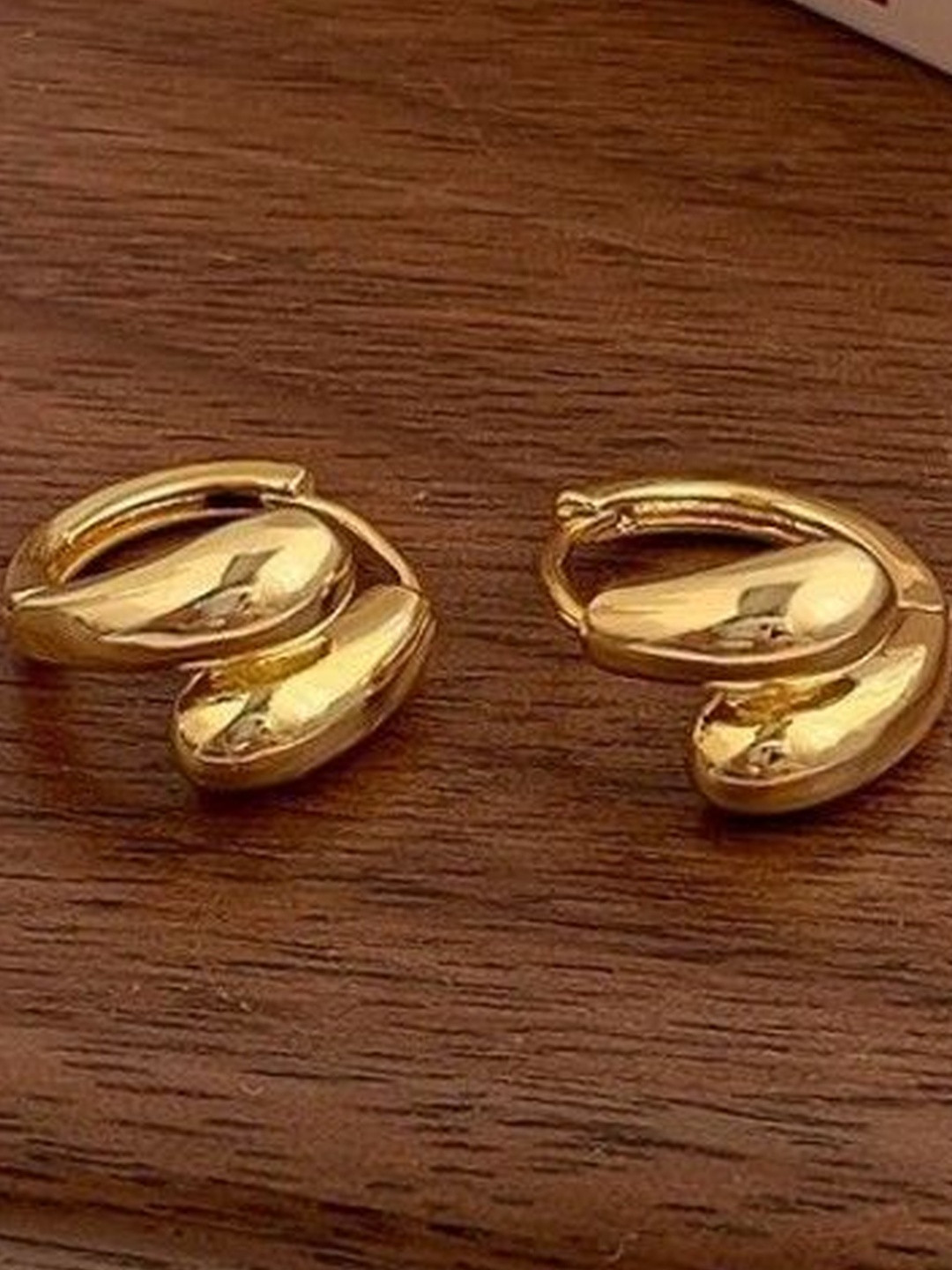 Korean Earring Gold Small Hoop