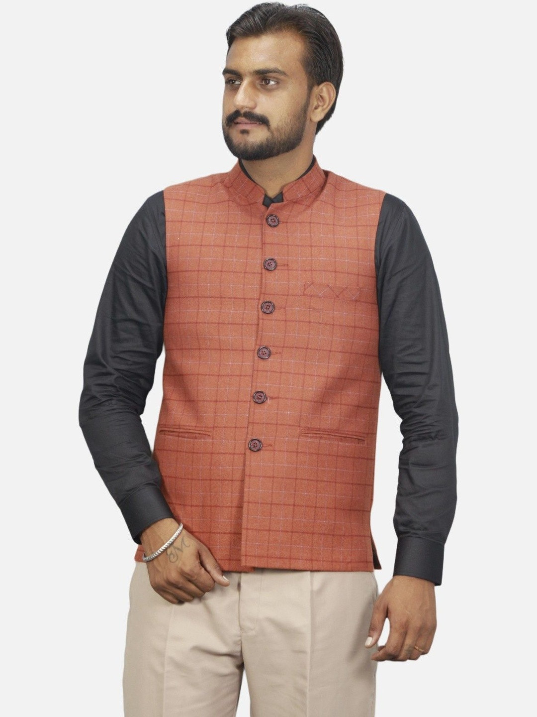 GARGIAN Master Cut Men Copper Polyester Jackets