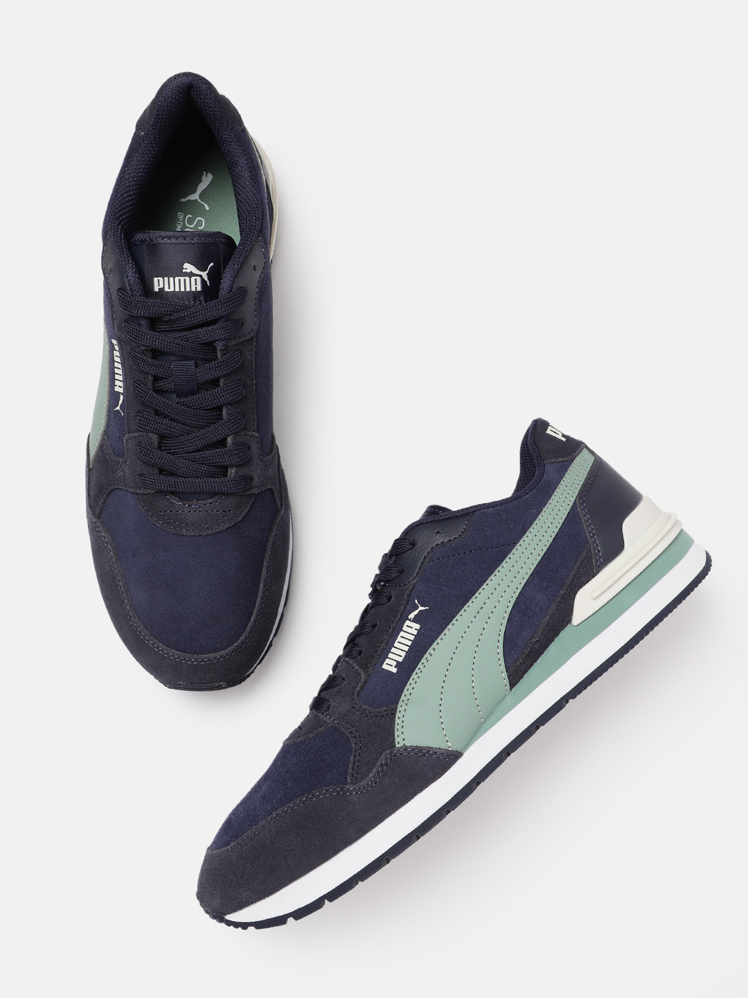 Puma Unisex ST Runner v4 SD Leather Sneakers