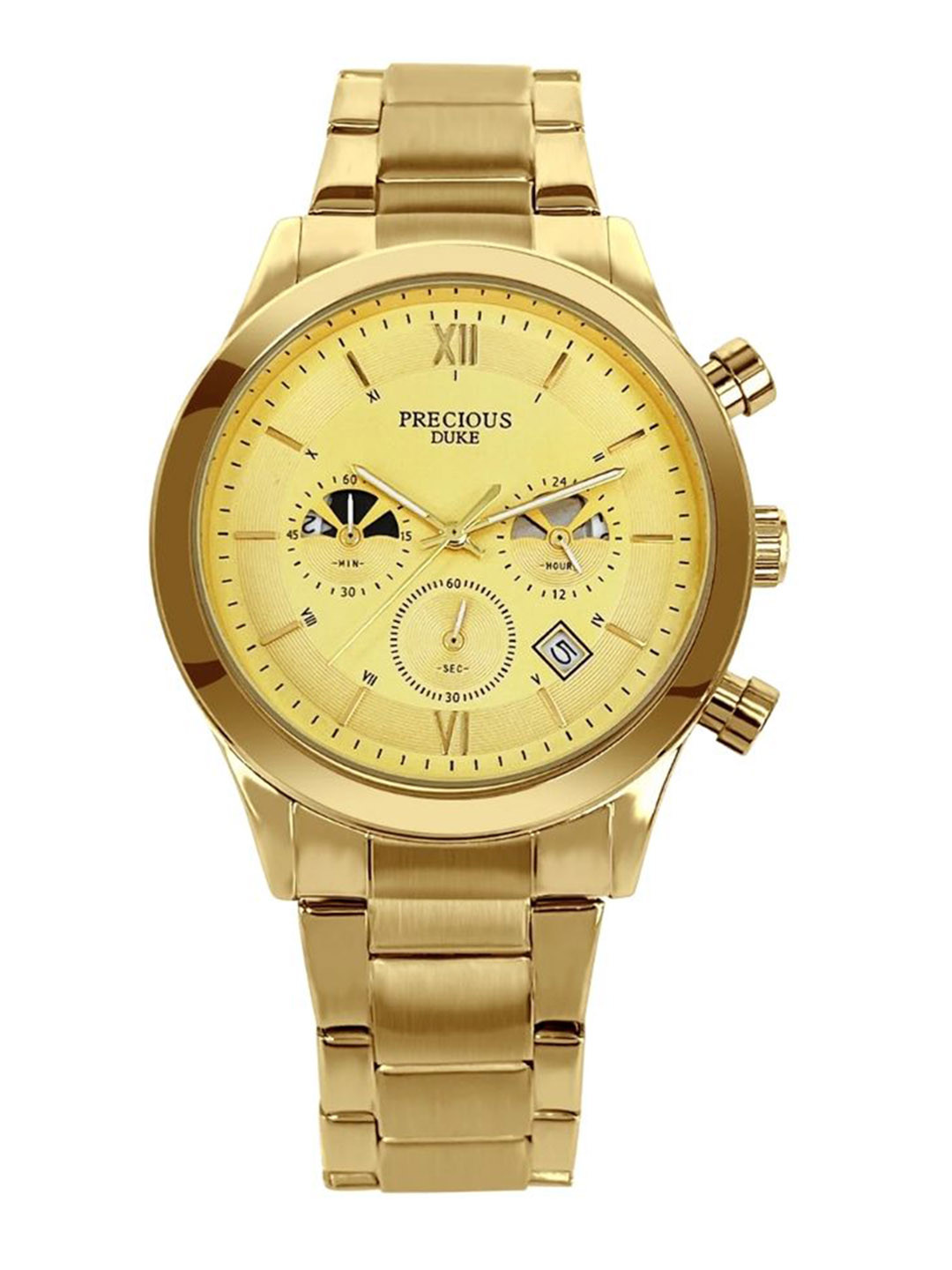 Precious Duke Men Dial & Stainless Steel Straps Analogue Watch PD488106-851292390487