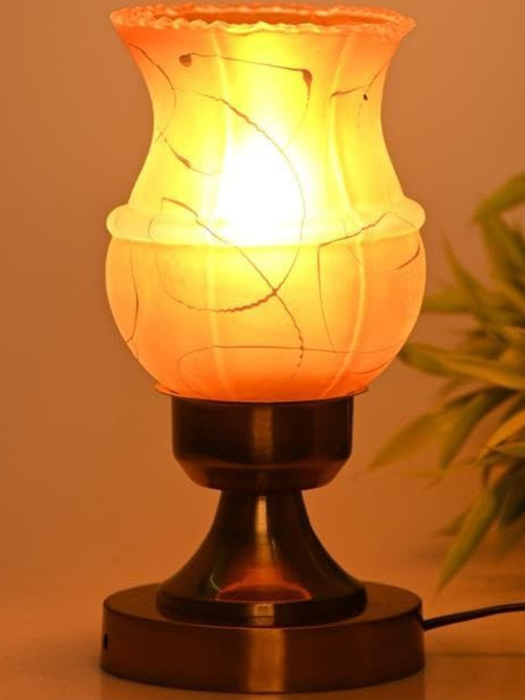 1ST TIME Glass Cylinder Table Lamps with Adjustable Cord