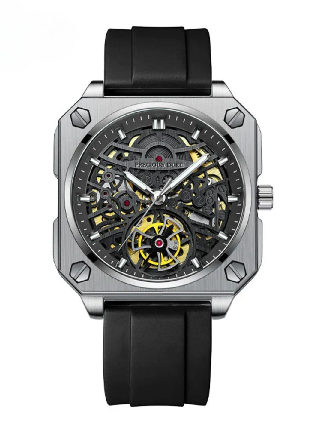 Precious Duke Men Skeleton Dial & Straps Analogue Watch PD15G8072-826781329209