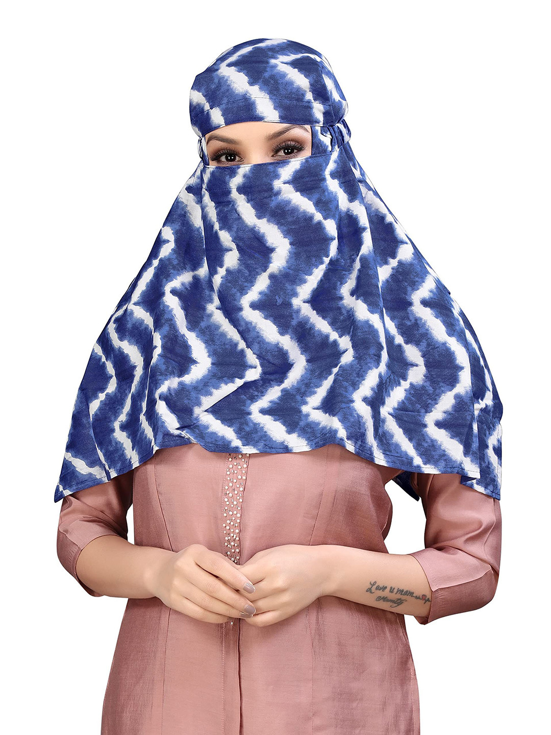 7 season's Women Leheriya Printed Stole