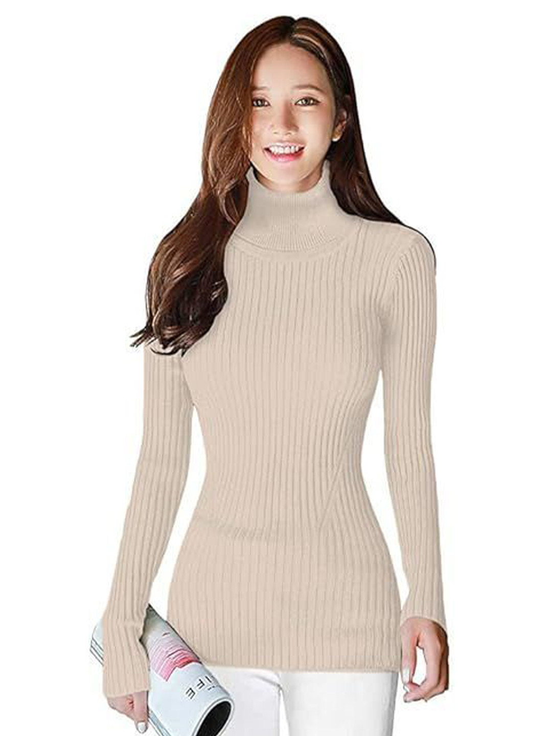 BuyUniqueFashion Women High Neck Sweatshirt