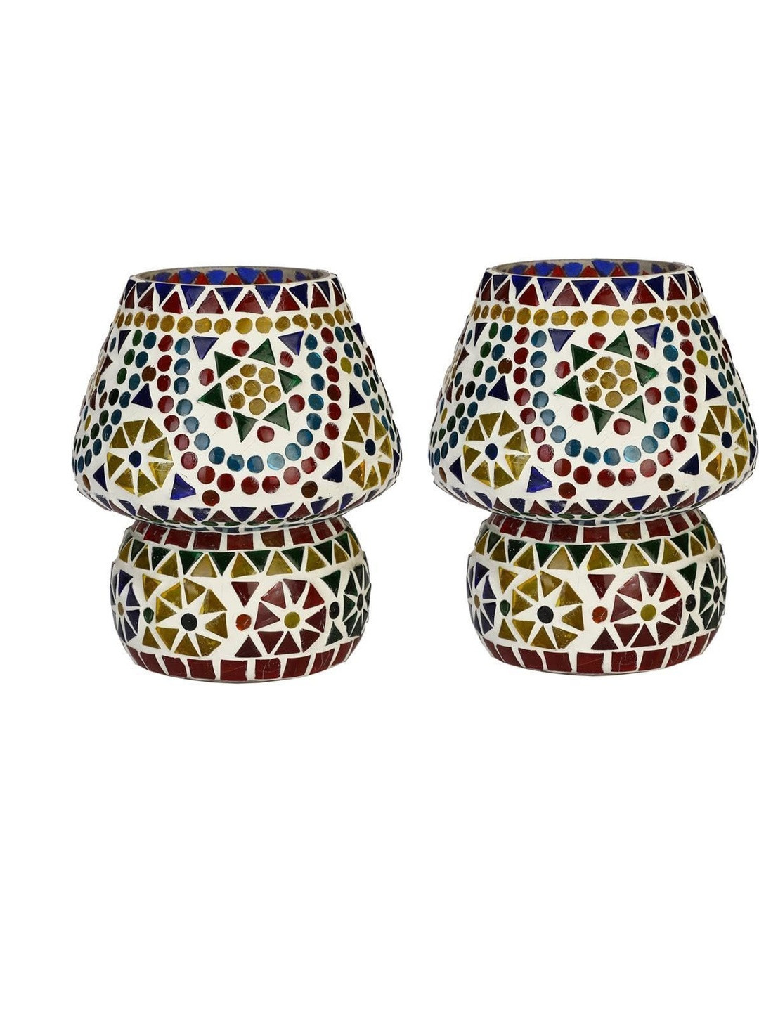 1ST TIME Stylish Table Yellow Frustum Energy Efficient Table Lamps