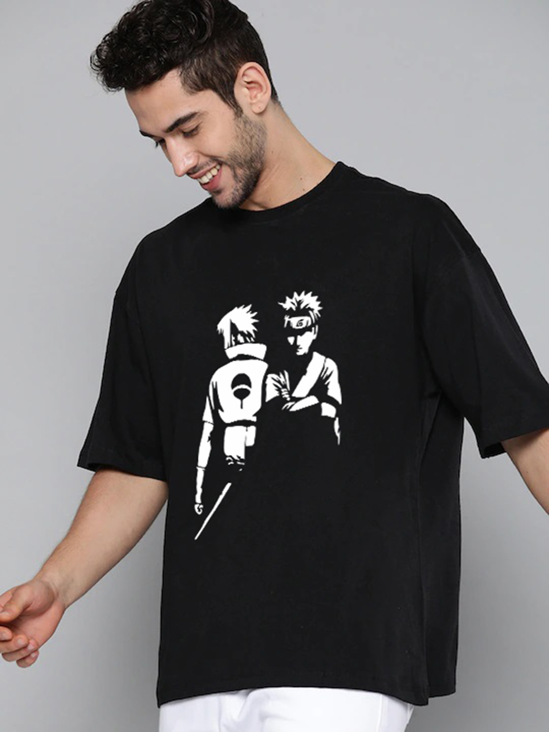 Organic Chics Men Pure Cotton Oversized Fit Heavy T-Shirt