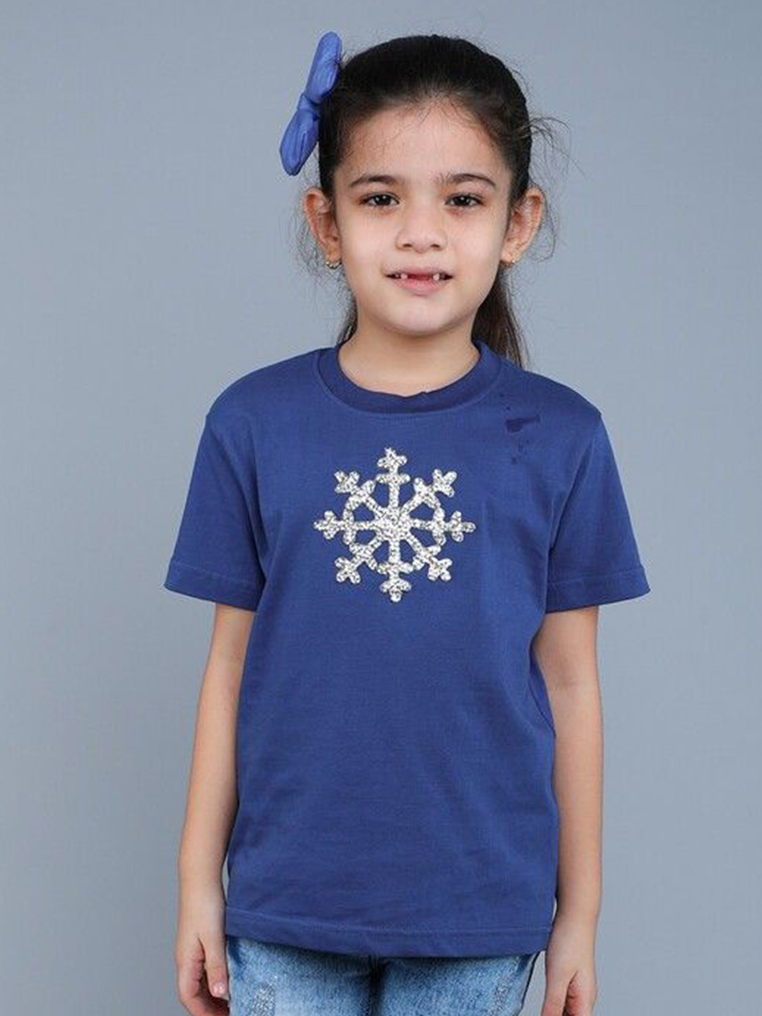 Pink Chick Girls Graphic Printed Round Neck Pure Cotton T-shirt