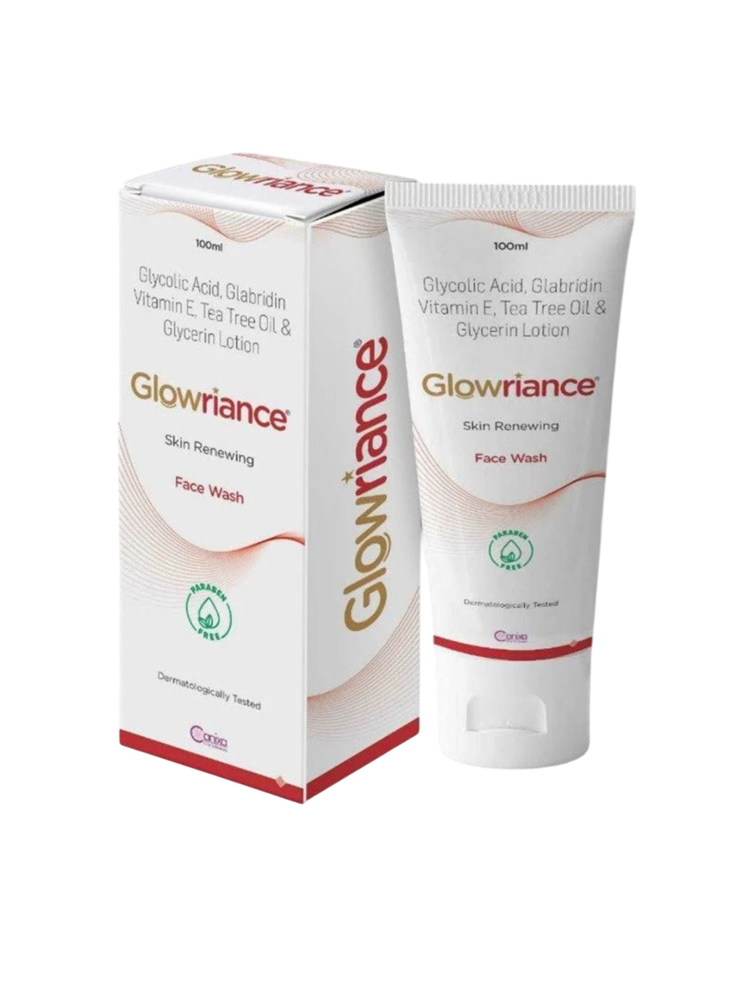 GLOWRIANCE Skin Renewing Face Wash With Tea Tree - 100 ml