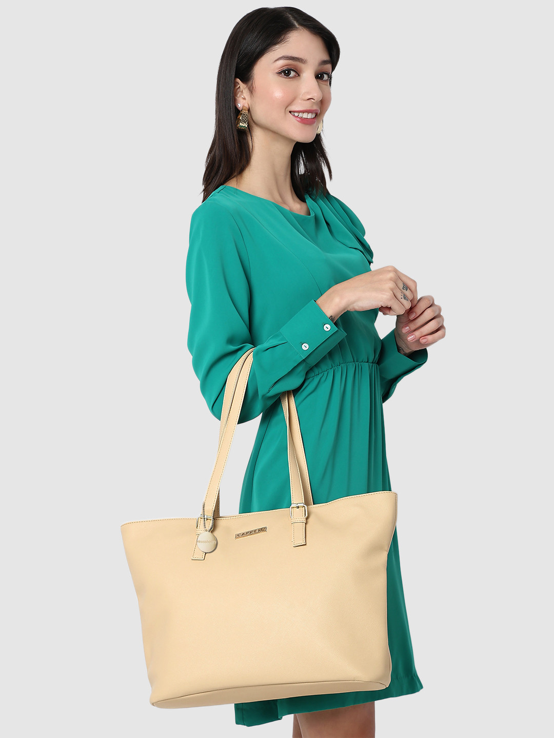 DressBerry X CAPRESE Women Solid Structured Shoulder Bag