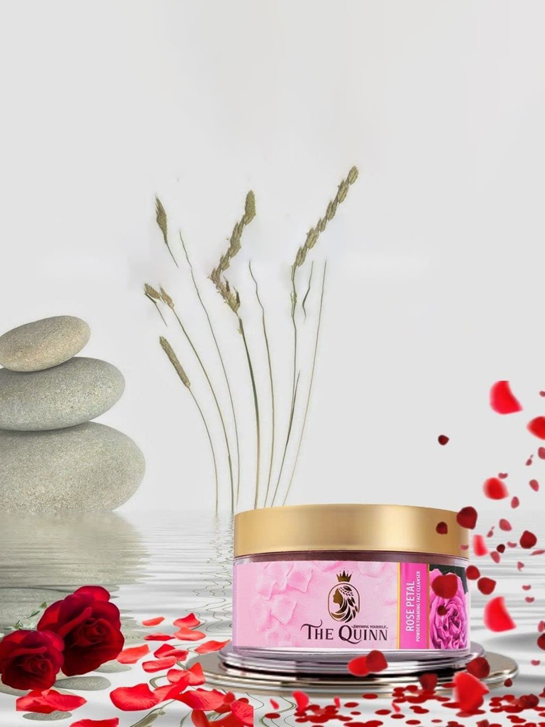 THE QUINN Rose Petal Powder Foaming Face Cleanser - 60 g