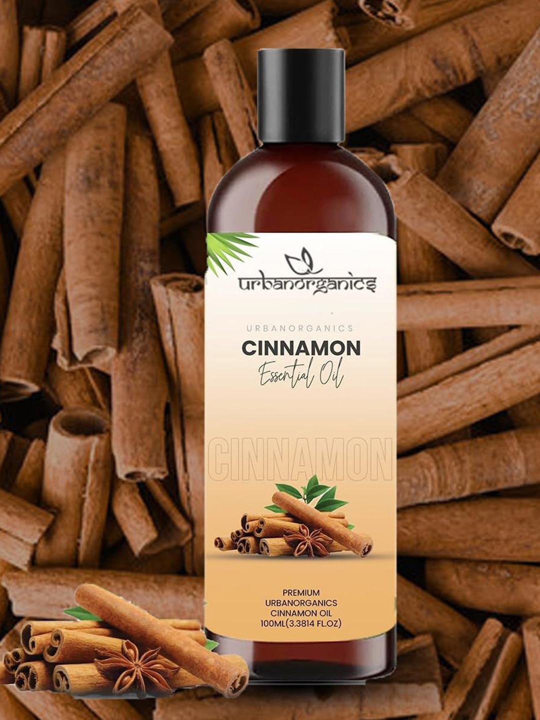 Urbanorganics Cinnamon Essential Oil - 100 ml