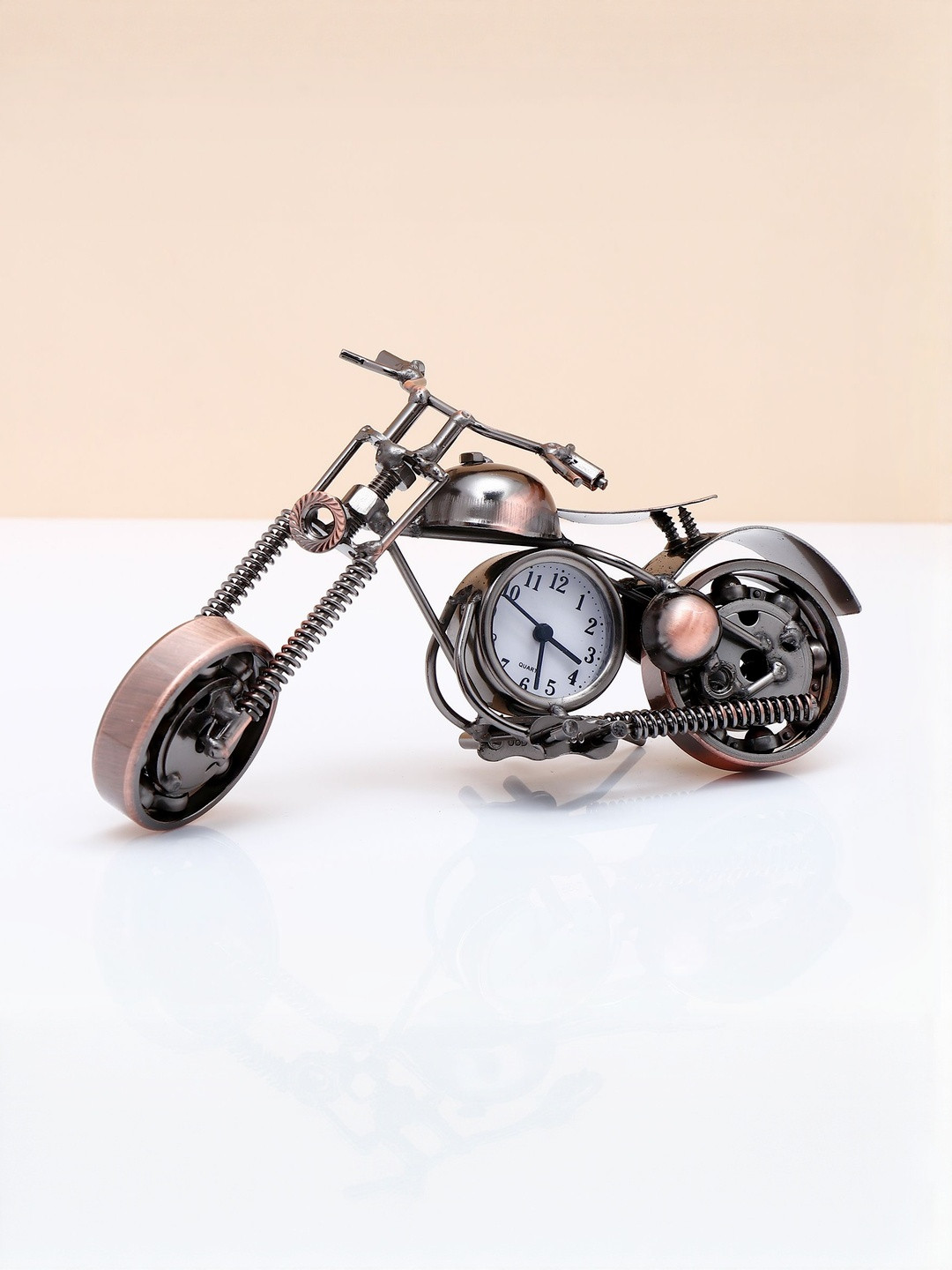 Archies Copper-Toned Retro Motorcycle Desk Showpiece